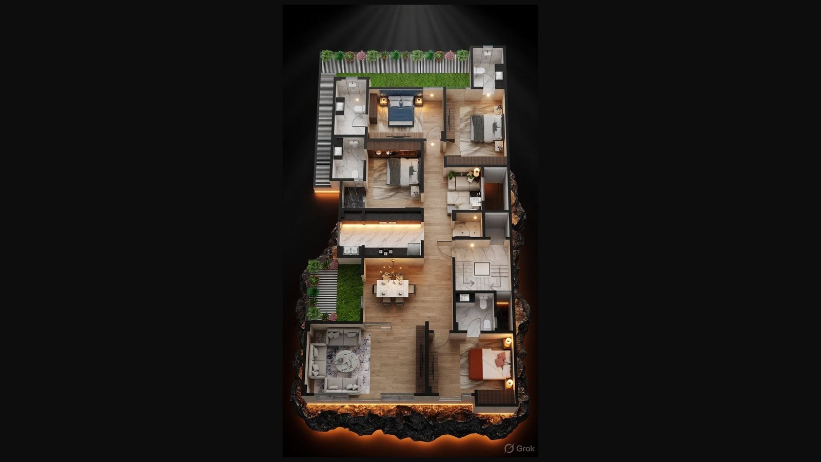The Colonnade — 3D isometric view