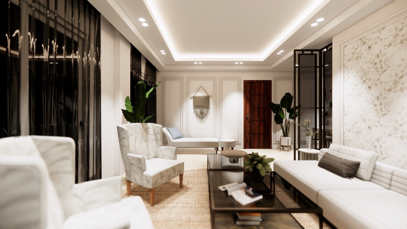 SNC interior render — living room